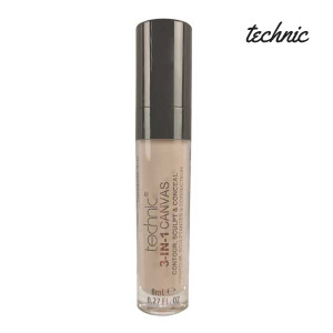 Technic Cosmetics - 3-IN-1 Canvas Liquid Concealer - Porcelain Best Price In Bangladesh
