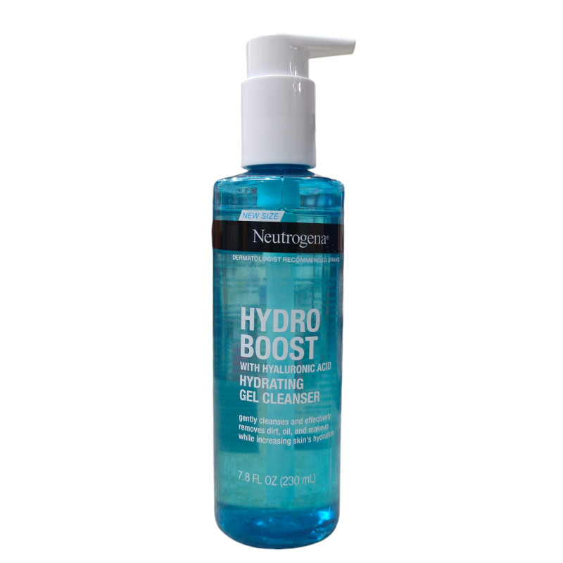 Neutrogena Hydro Boost Lightweight Hydrating Facial Gel Cleanser with Hyaluronic Acid- 230ml Best Price In Bangladesh